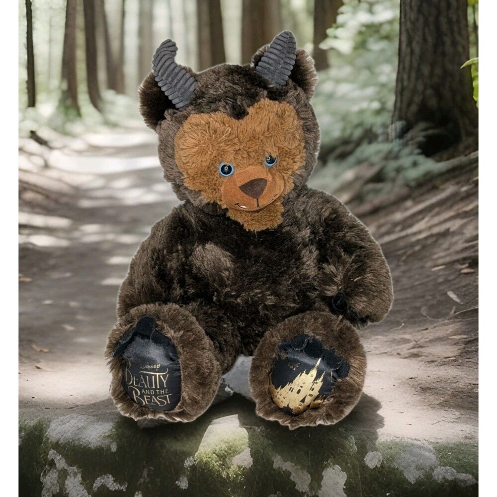 BUILD A BEAR DISNEY BEAUTY AND THE BEAST PLUSH STUFFED LIMITED EDITION